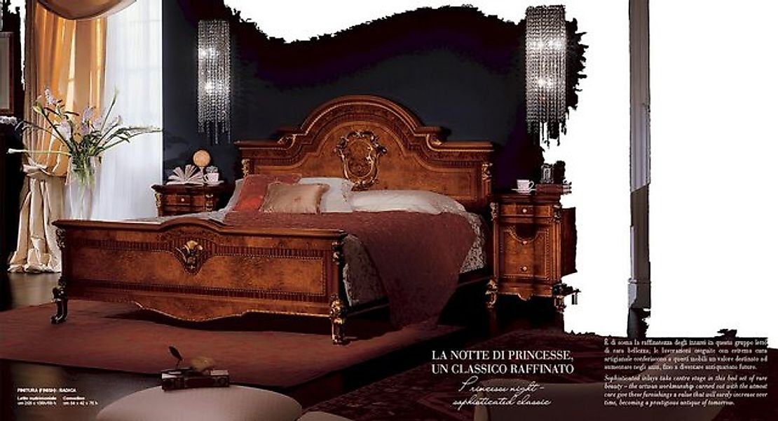 JVmoebel Bett Bett Doppelbett Luxus Stoff Schlafzimmer Beige Betten Holz Be günstig online kaufen