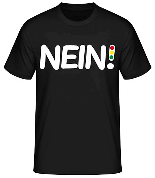 Nein Ampel · Männer Basic T-Shirt günstig online kaufen