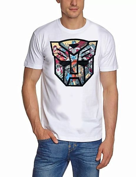 Transformers Print-Shirt TRANSFORMERS T-Shirt weiß Autobot Shield S M XL XX günstig online kaufen