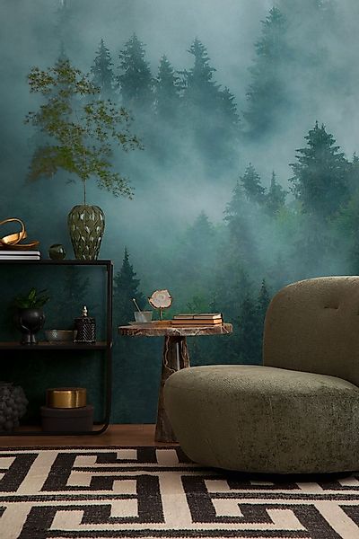 living walls Fototapete THE WALL III Landschaft Tapete Motivtapete Wald Wal günstig online kaufen