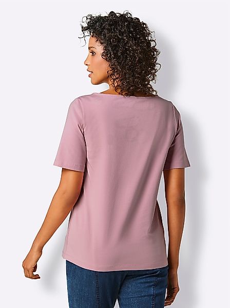 CREATION L PREMIUM Kurzarmshirt "Pima-Baumwoll-Shirt", (1 tlg.) günstig online kaufen
