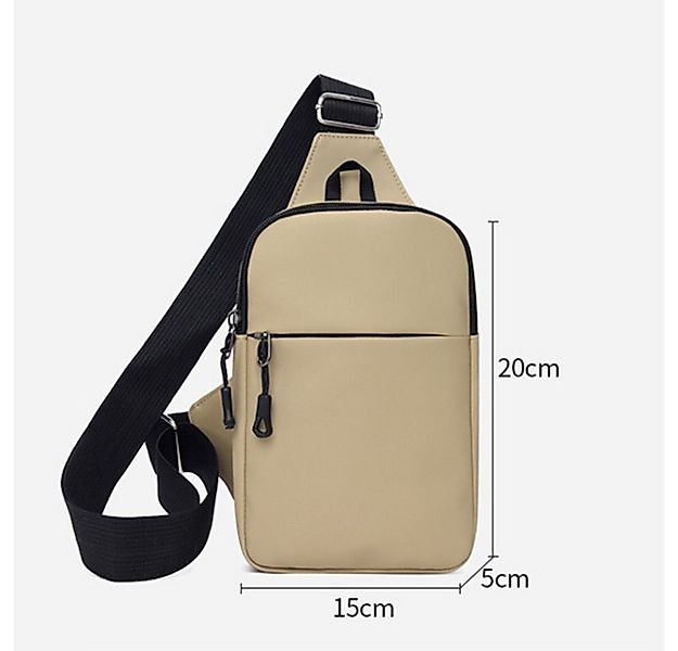 Coonoor Umhängetasche Chest Crossbody Bag, Wasserdicht Schultertasche, Brus günstig online kaufen