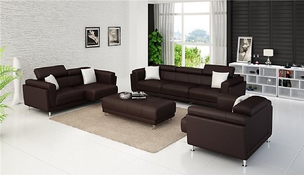 JVmoebel Sofa Design Couchen Sofas Polster 311 Sitzer Sofagarnitur Set Lede günstig online kaufen