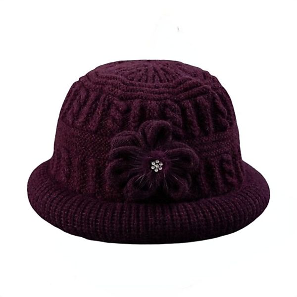 Blusmart Strickmütze Warme Damen-Strickmütze (Plüschig/verdickt für günstig online kaufen