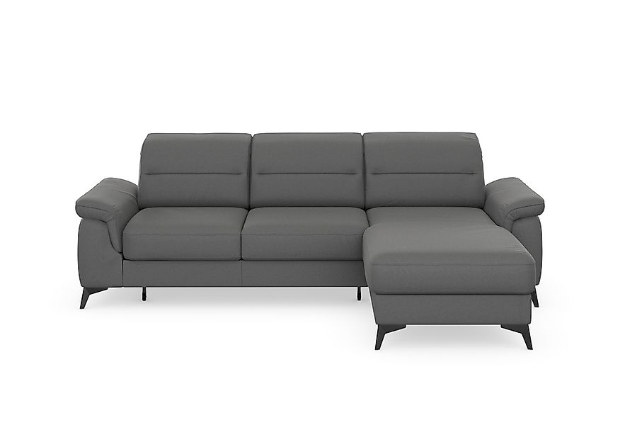 sit&more Ecksofa »Sinatra L-Form« mit Recamiere, optional mit Kopfteilverst günstig online kaufen