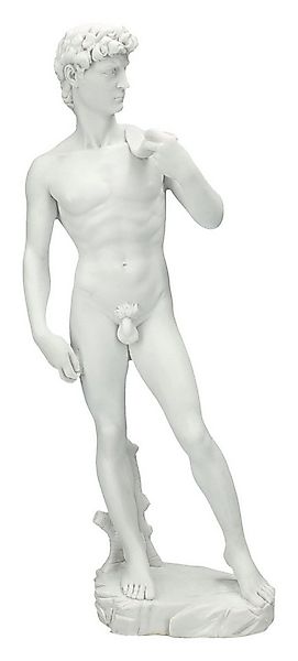 Figuren Shop GmbH Dekofigur David Figur weiß - Statue nach Michelangelo - D günstig online kaufen