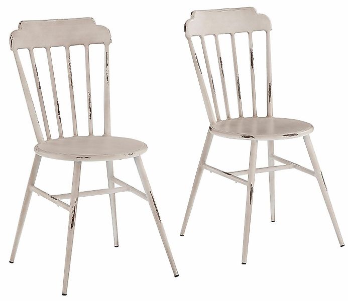 loft24 Stuhl Julia (Set, 2 St), Esszimmerstuhl, Holzstuhl, Landhaus Stil, S günstig online kaufen