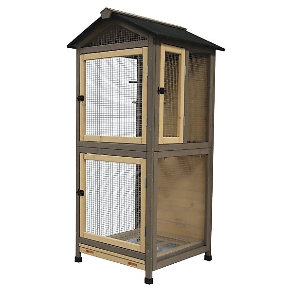DUVO+ Voliere Vogelhaus Woodland Citadel Country günstig online kaufen