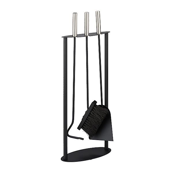 relaxdays Kamingarnitur 4-teiliges Kaminbesteck, (4-St) günstig online kaufen
