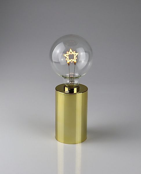 AM Design LED Dekoobjekt Stern Lampe gold, LED fest integriert, 9x22,5 cm günstig online kaufen