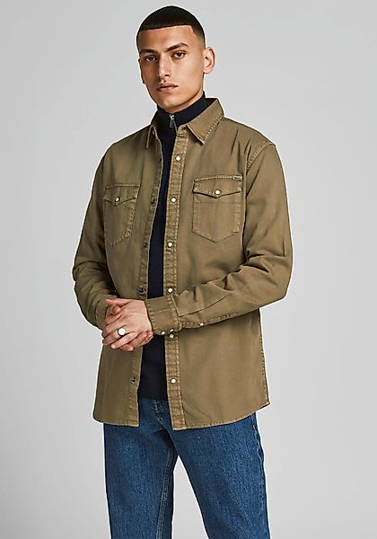Jack & Jones Jeanshemd "JJESHERIDAN im Workwear-Stil mit robuster Baumwollq günstig online kaufen