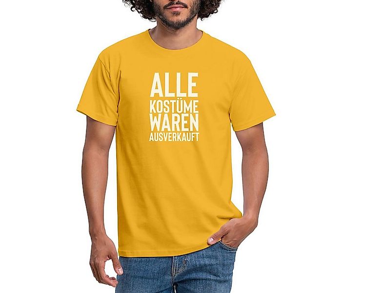 Spreadshirt T-Shirt Alle Kostüme Waren Ausverkauft Fasching Männer T-Shirt günstig online kaufen