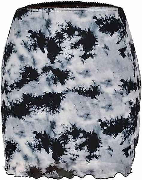 FIDDY Minirock Damen-Minirock, kurz, hohe Taille, Batikfärbung günstig online kaufen
