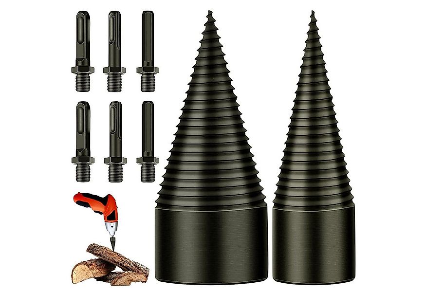 FELIXLEO Bohrersatz Holzspaltbohrer 32 mm + 42 mm Holzspalter Kegelbohrer m günstig online kaufen
