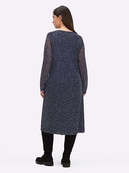 Sheego Druckkleid "Mesh-Kleid" günstig online kaufen