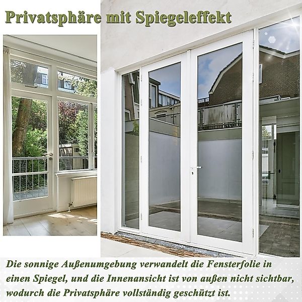 Coonoor Sonnenschutz-Fensterfolie Spiegelfolie mit Hitzeschutz, UV-Schutz, günstig online kaufen