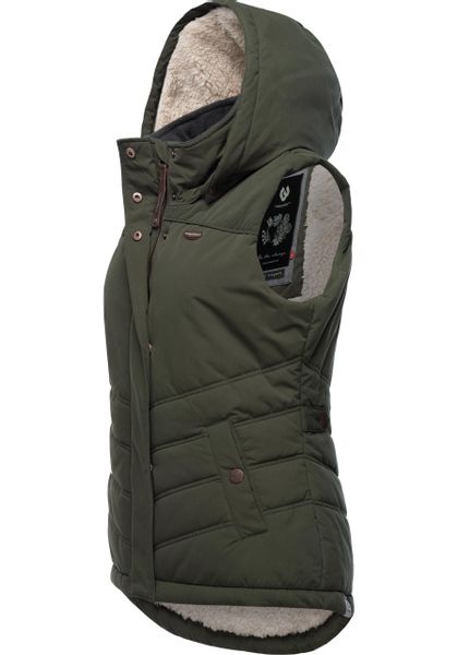 Ragwear Steppweste "Hesty" Wasserdichte Outdoor-Weste mit abnehmbarer Kapuz günstig online kaufen