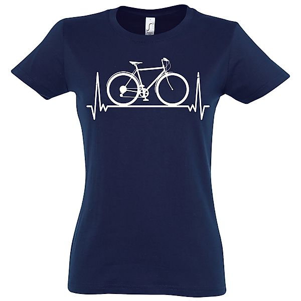 Youth Designz T-Shirt Heartbeat Fahrrad Damen günstig online kaufen