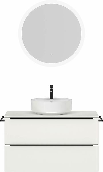 nobilia Badmöbel-Set "Alvene", (2 St., vormontiert, mit Soft-Close), inkl. günstig online kaufen