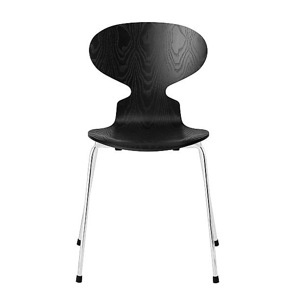 Fritz Hansen - Die Ameise™ Stuhl gefärbte Esche - schwarz/Sitzfläche gefärb günstig online kaufen