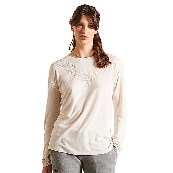 Superdry Rock Lace Langarm-t-shirt XL Oatmeal günstig online kaufen