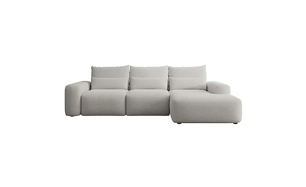 Ecksofa  Carnos ¦ grau ¦ Maße (cm): B: 264 H: 82 Polstermöbel > Sofas > Eck günstig online kaufen