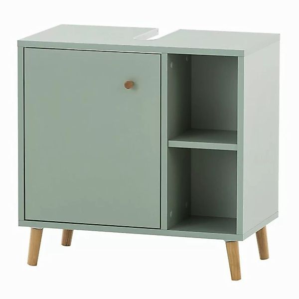 Lomadox Waschbeckenschrank BELFORT-80 Badmöbel Waschbeckenschrank 60cm brei günstig online kaufen