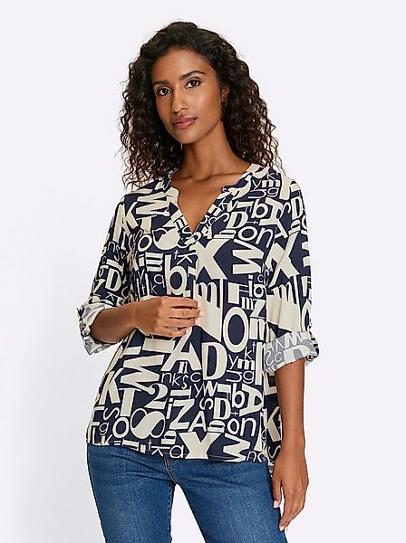 heine Klassische Bluse Druckbluse Langarm günstig online kaufen