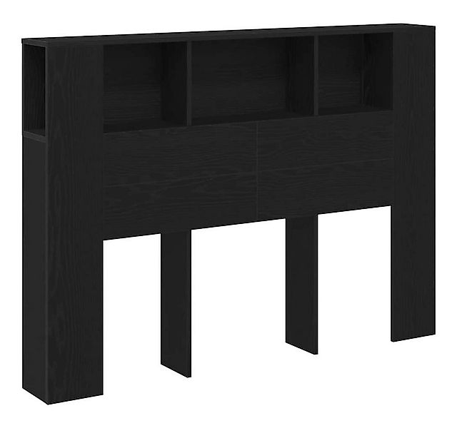 vidaXL Bett Kopfteil Schrank Schwarz Eichen-Optik 140 x 19 x 104,5 cm (1-tl günstig online kaufen