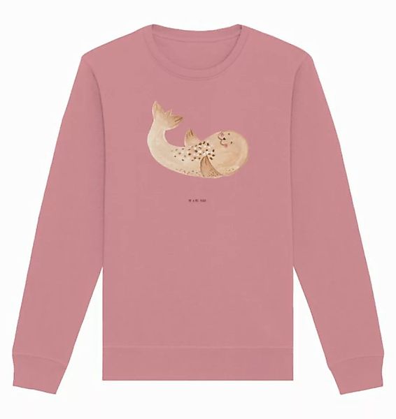 Mr. & Mrs. Panda Longpullover Größe M Robbe Liegen - Canyon Pink - Geschenk günstig online kaufen