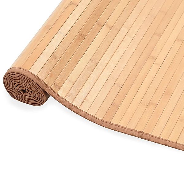 furnicato Teppich Bambus 80x300 cm Braun günstig online kaufen