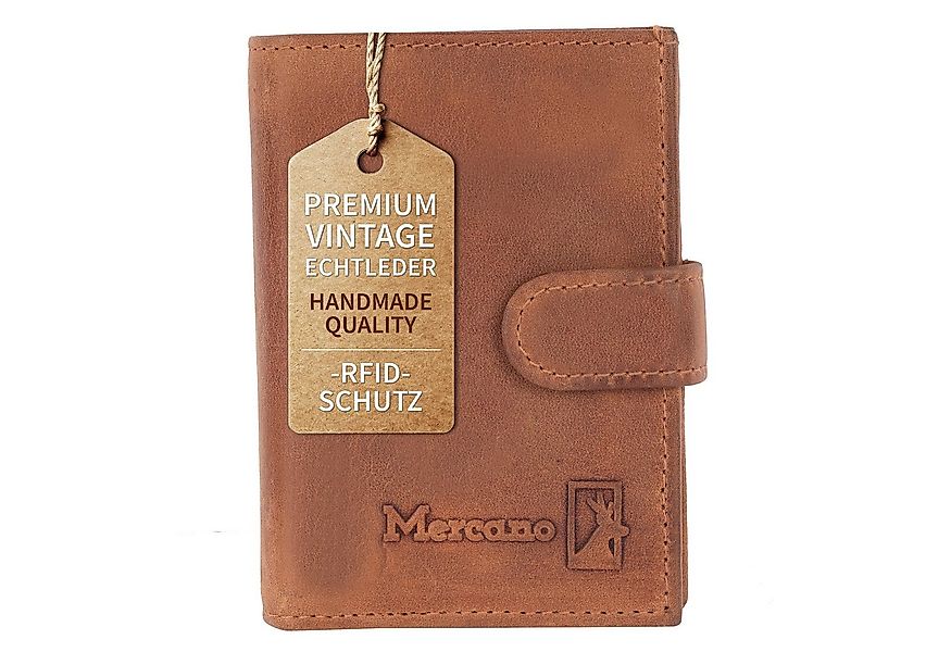 Mercano Geldbörse aus Echtleder für Damen, Kartenetui mit Popup-Schnellzugr günstig online kaufen