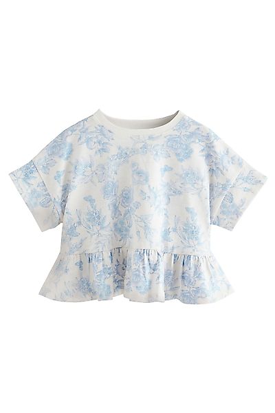 Next Schößchenshirt Kurzarmshirt mit Schößchen aus günstig online kaufen