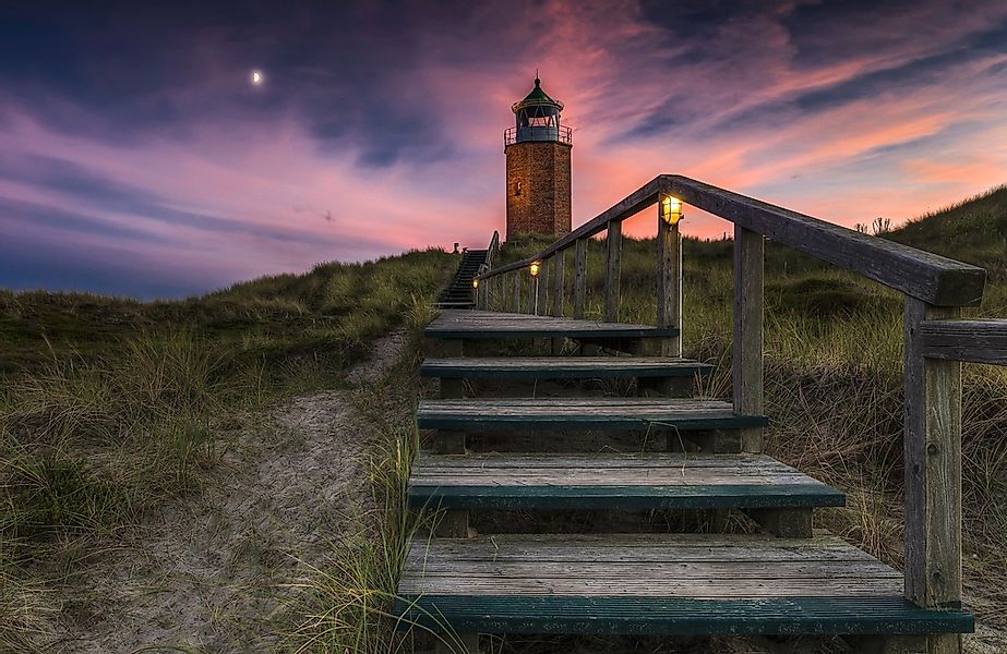 Papermoon Fototapete "Photo-Art THOMAS SIEGEL, WEG ZUM LEUCHTTURM" günstig online kaufen