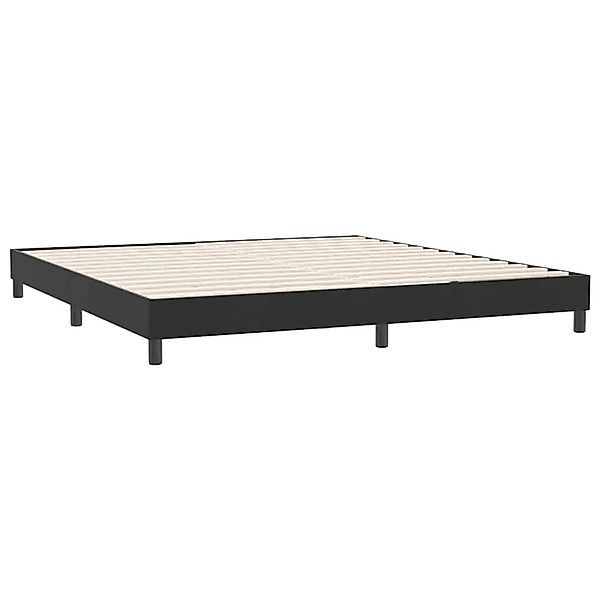 vidaXL Boxspringbett ohne Matratze Schwarz 180x210 cm Samt 3315839 günstig online kaufen