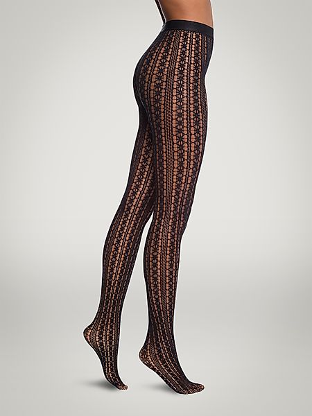 Wolford - Crochet Net Tights, Frau, black, Größe: L günstig online kaufen