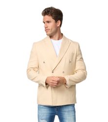 Denim Distriqt Sakko Feiner Herren Zweireiher günstig online kaufen