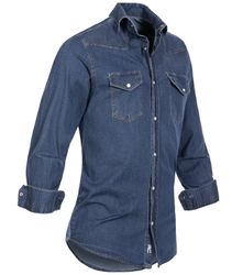 Rock Creek Jeanshemd Herren Jeanshemd Blau günstig online kaufen