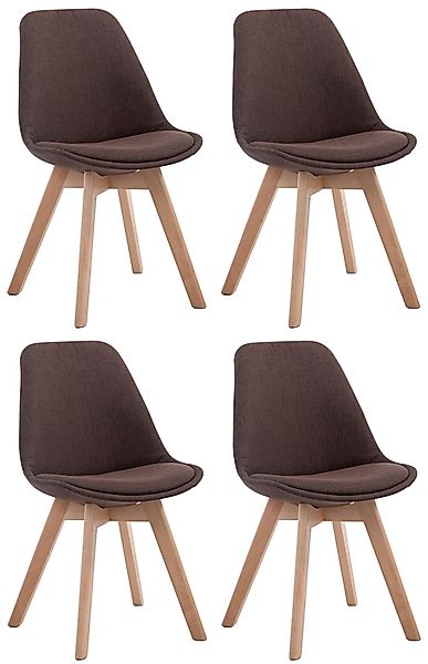 CLP Esszimmerstuhl Borneo V2 Stoff (4er günstig online kaufen