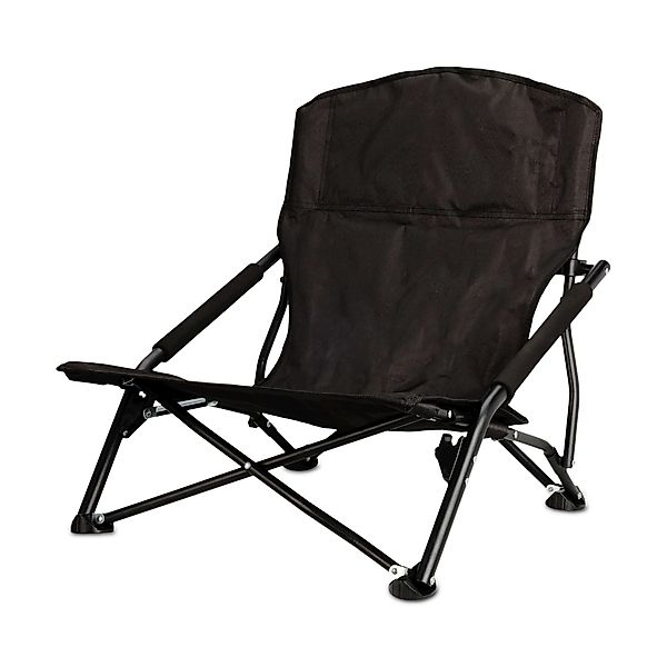 Spetebo Campingstuhl Strandstuhl schwarz klappbar mit günstig online kaufen