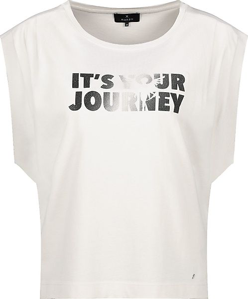 Monari T-Shirt mit Schmuckschrift Havanna „IT’S günstig online kaufen