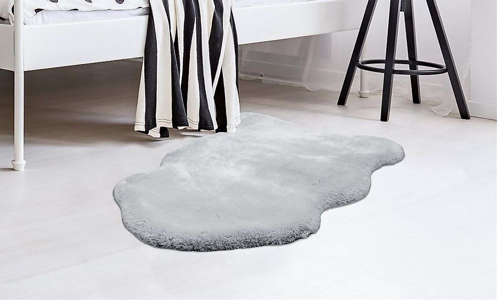 calo-deluxe Fellteppich "Vogesen 200" fellförmig 35 mm Höhe handgetuftet, K günstig online kaufen