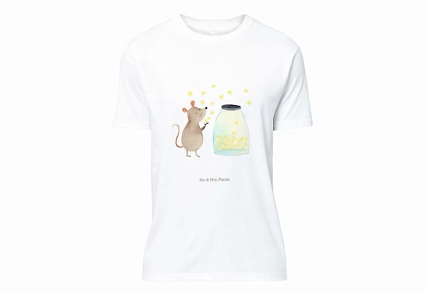 Mr. & Mrs. Panda T-Shirt Maus Sterne - Weiß - Geschenk, erstes Kind, gute L günstig online kaufen