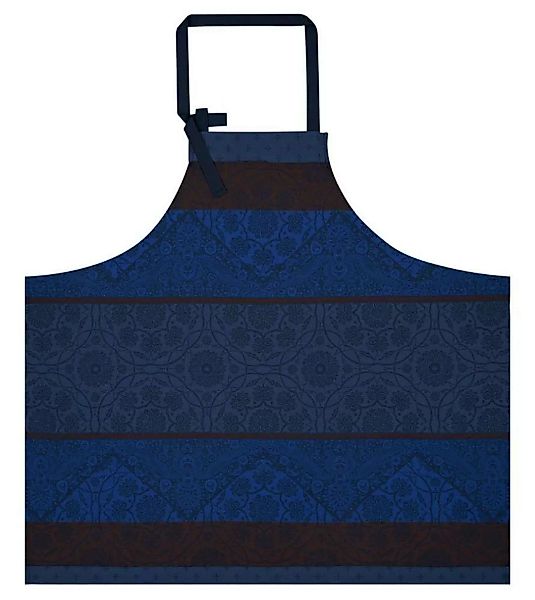 Le Jacquard Français Schürze Fleurs de Kyoto Indigo Blau 90x96 Baumwolle günstig online kaufen