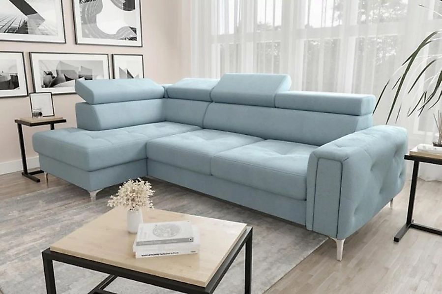 JVmoebel Ecksofa Ledersofa L-Form Couch Wohnzimmer Ecke Design, Made in Eur günstig online kaufen