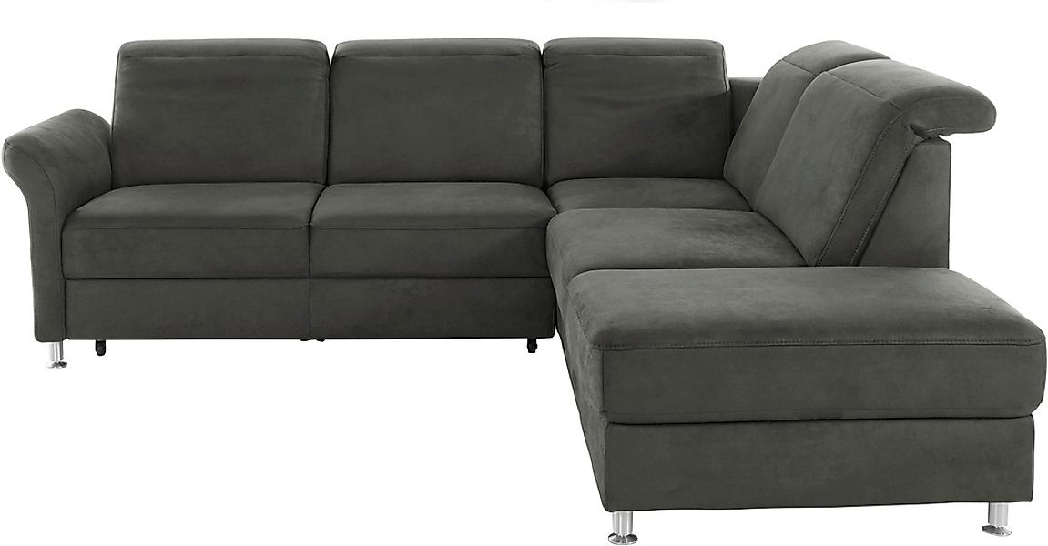 sit&more Ecksofa »Darwin L-Form« inklusive Federkern, wahlweise mit Kopftei günstig online kaufen