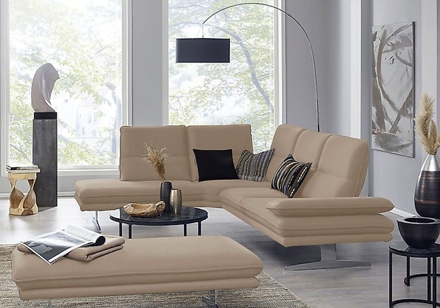 W.SCHILLIG Ecksofa »broadway, Designsofa, mit tollem Sitzkomfort, L-Form«, günstig online kaufen