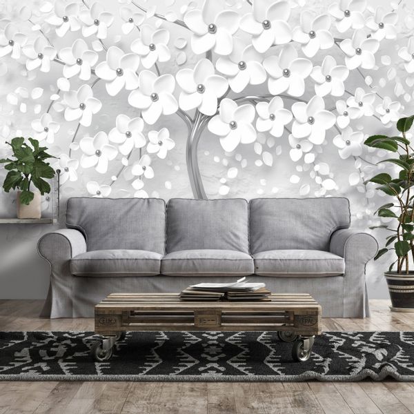 Wallarena Fototapete 3D EFFEKT Blumen Baum günstig online kaufen