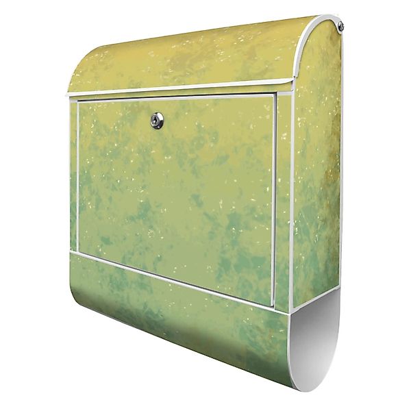 Banjado Design Briefkasten Weiß Pulverbeschichtet 39x47x14cm 2 Schlüssel Mi günstig online kaufen