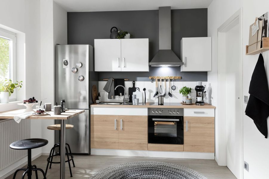 KOCHSTATION Küchenzeile KS-Gera, Breite 210 cm, günstig online kaufen